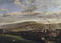 South Wales industrial landscape, painted by Penry Williams
