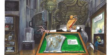 Brutish Museum by Martin Rowson
