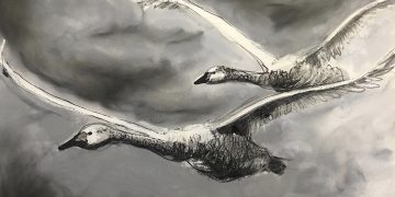 Flying geese, art by Plebo