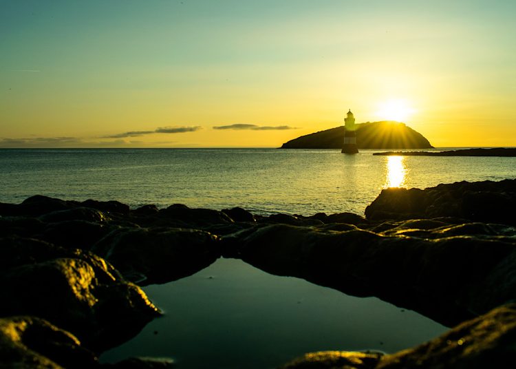 Penmon Point, Anglesey, at sunset