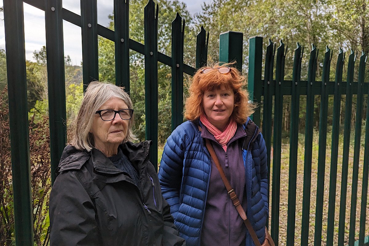 Local democracy: Councillor Janine Reed (right) with ward colleague Jan Jones