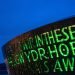 The Wales Millennium Centre lit green for St Patrick’s Day